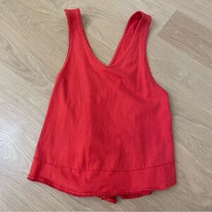 Free people we the free red tank top size XS